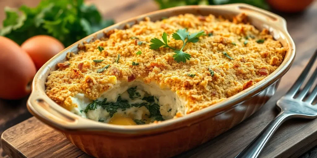 Baked Cottage Cheese Casserole