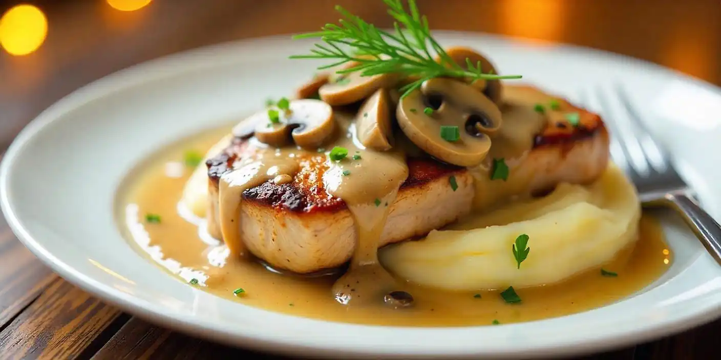 Campbell’s Creamy Mushroom Pork Chops