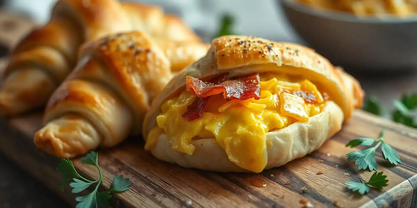 Bacon, Egg, and Cheese Crescent Rolls