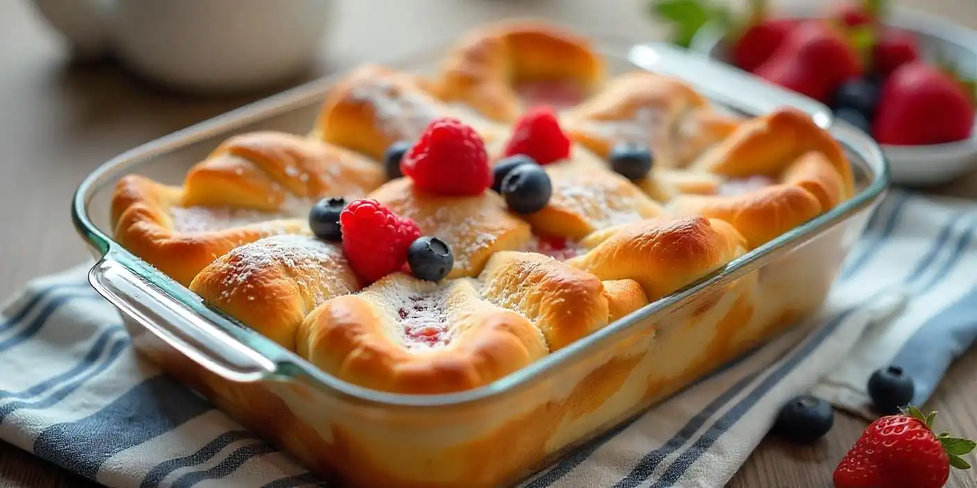 Crescent Roll French Toast Casserole