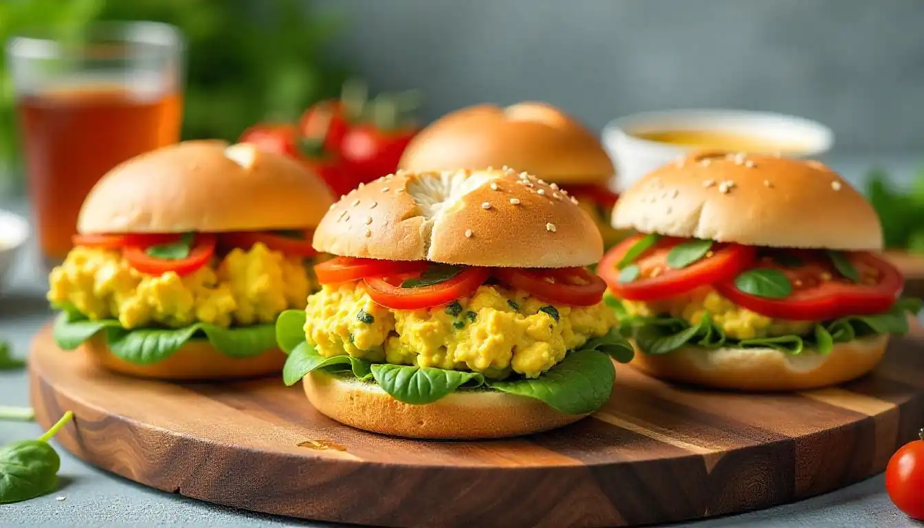 Plant-Based Breakfast Sandwiches for Vegans: A Delicious